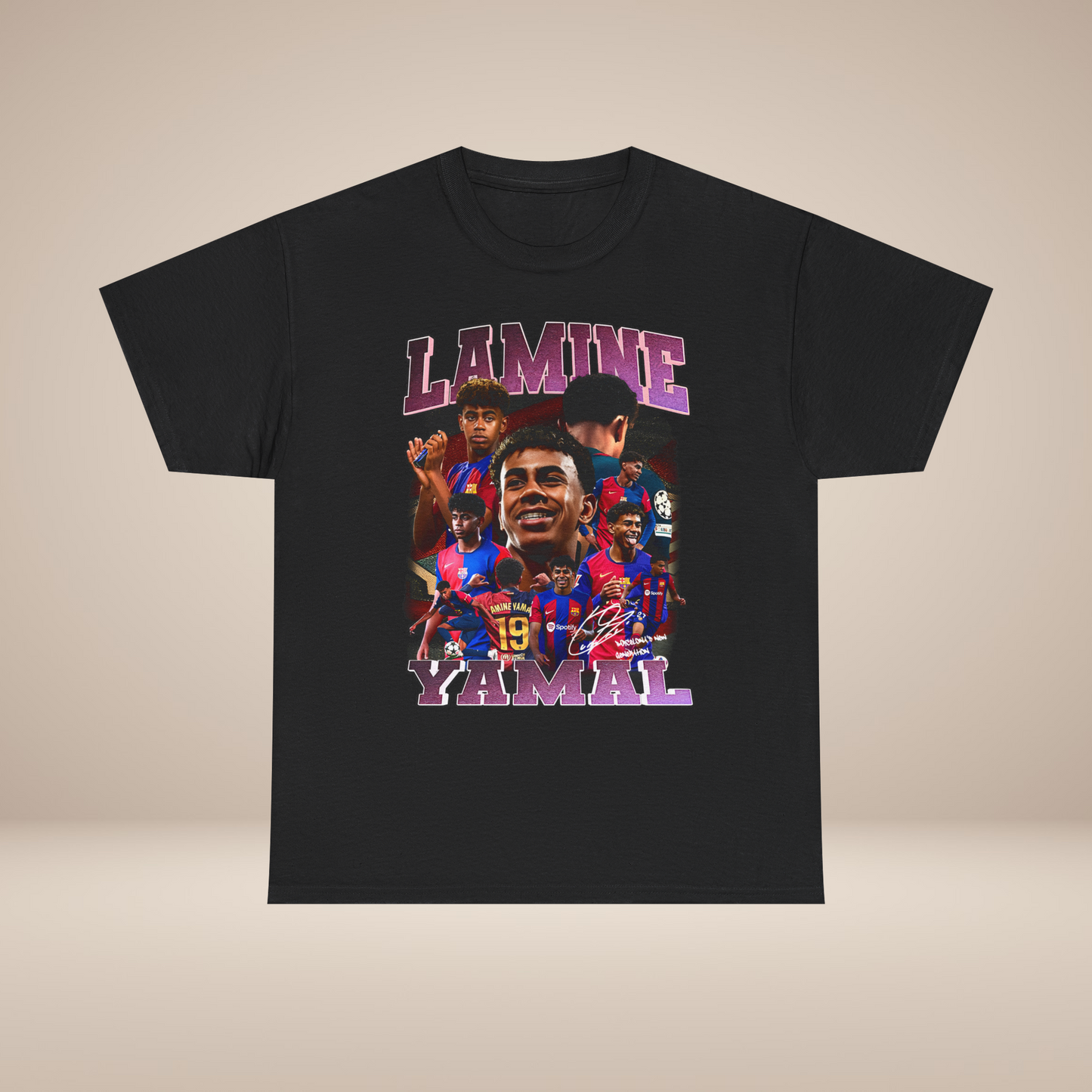 Camiseta Lamine Yamal: 100 % algodón, máxima comodidad, regalo perfecto
