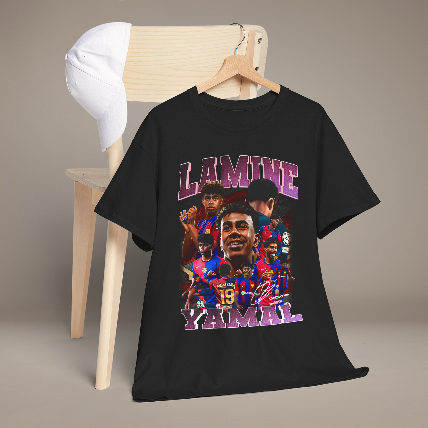 Camiseta Lamine Yamal: 100 % algodón, máxima comodidad, regalo perfecto