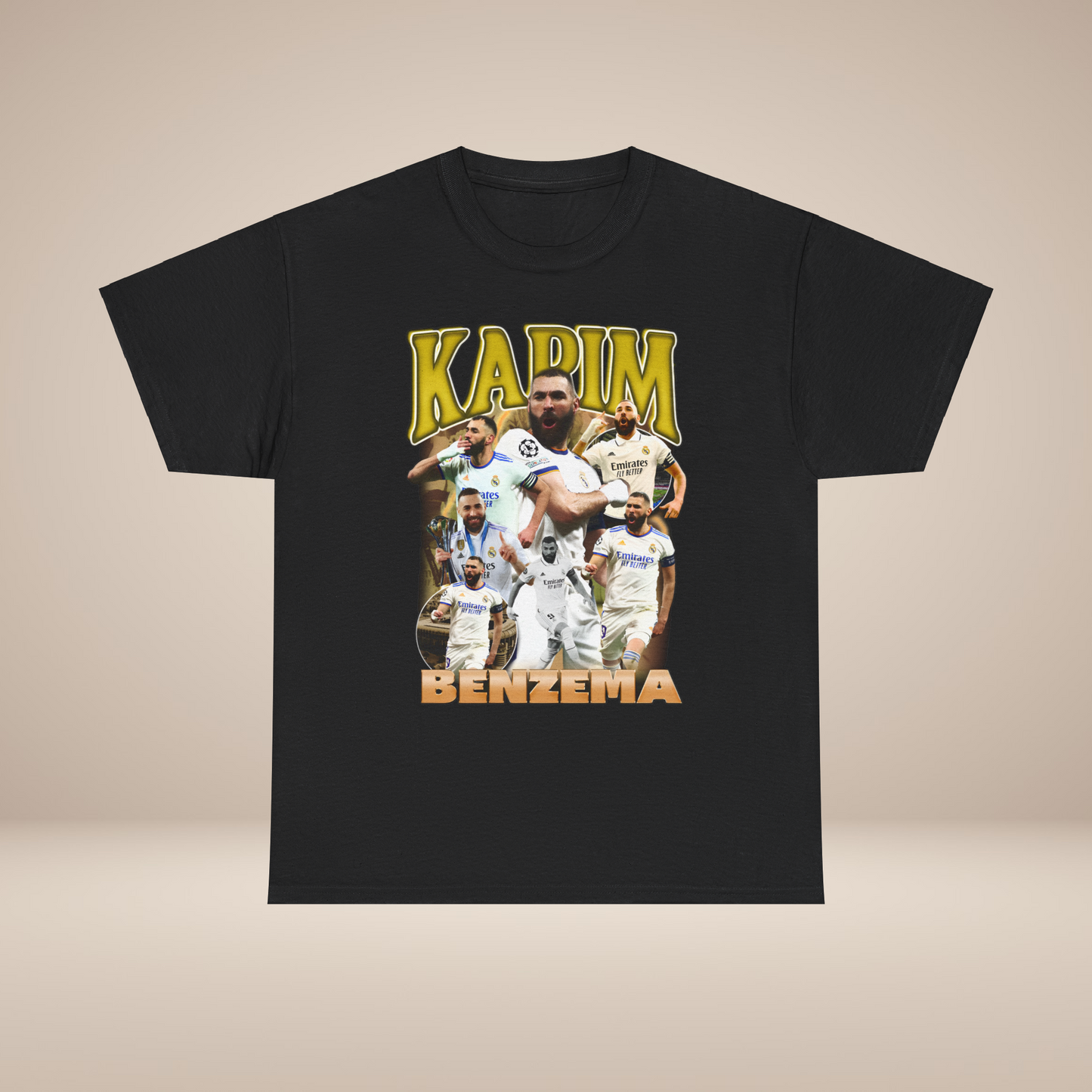 Camiseta Karim Benzema - 100 % algodón, comodidad superior, regalo perfecto